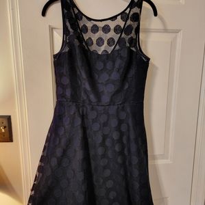 Betsey Johnson | Navy Polka Dot Dress